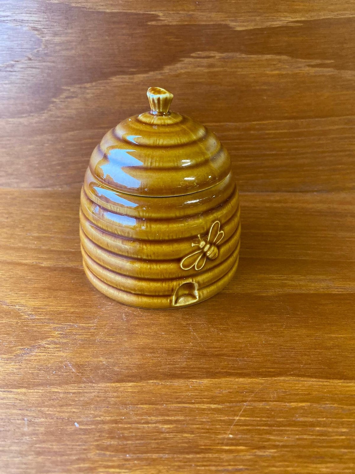 Vintage Holkham England Beehive Honey Pot Honey Jar With Lid Etsy