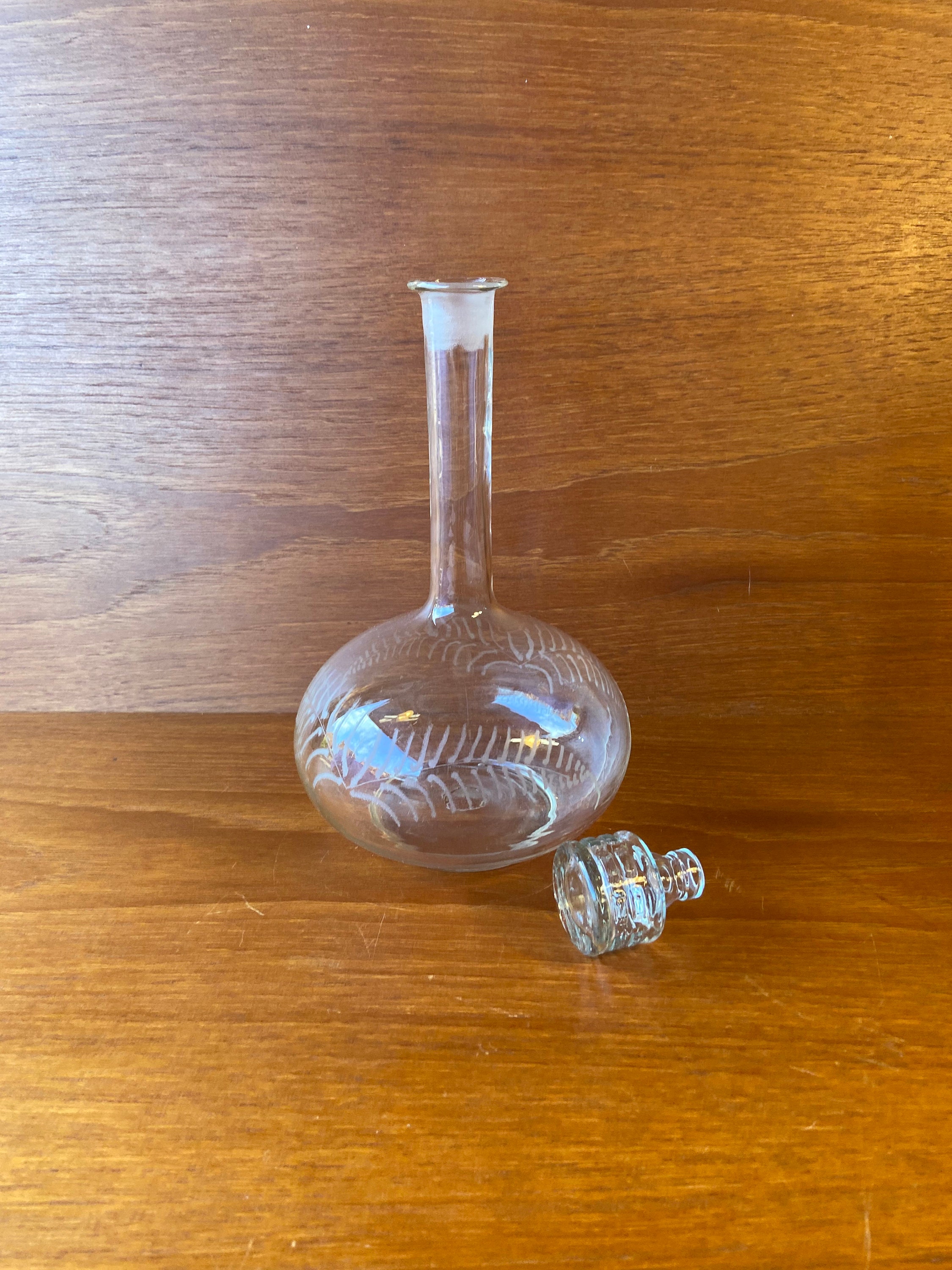 Vintage Glass Decanter With Stopper. Etsy UK