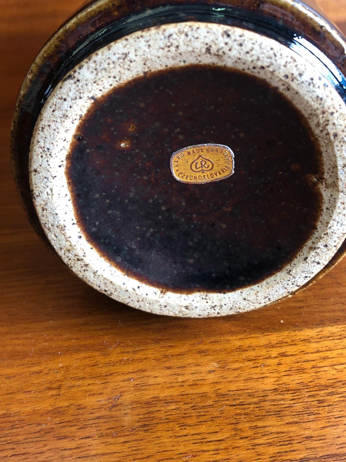 Vintage Ceramic Jug and Mug Set. Stoneware Effect Pitcher and Etsy.de