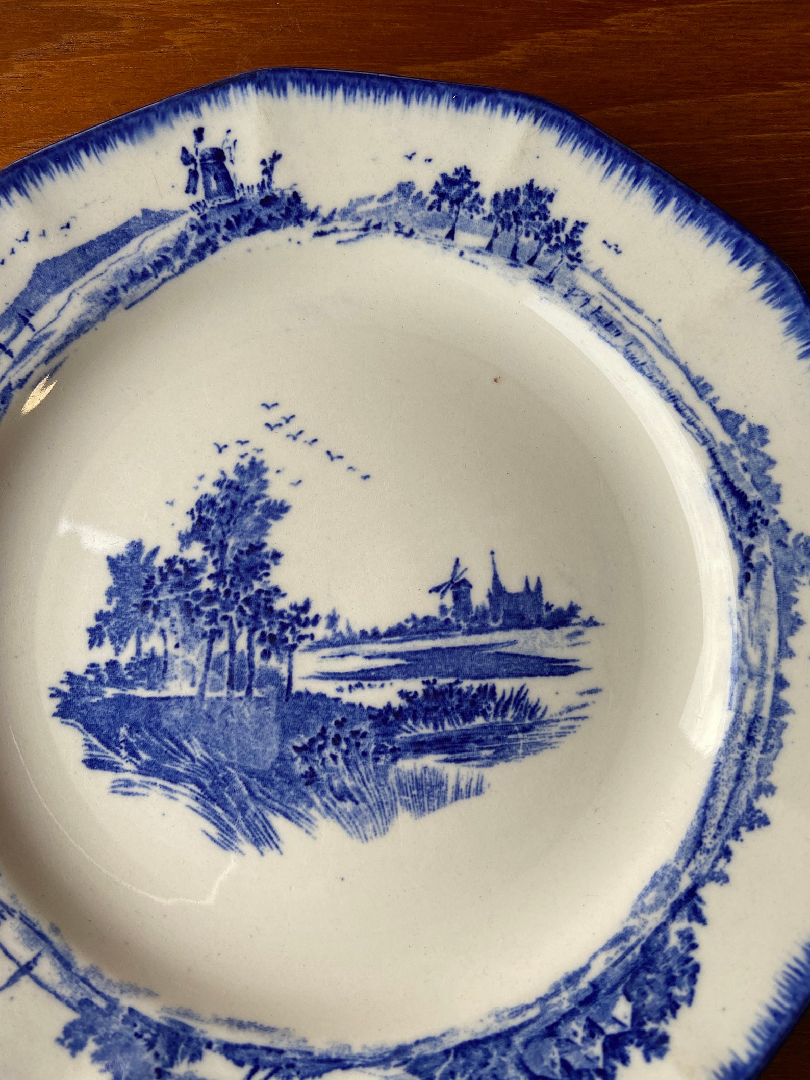 Vintage Royal Doulton Norfolk Plate. Blue and White China - Etsy