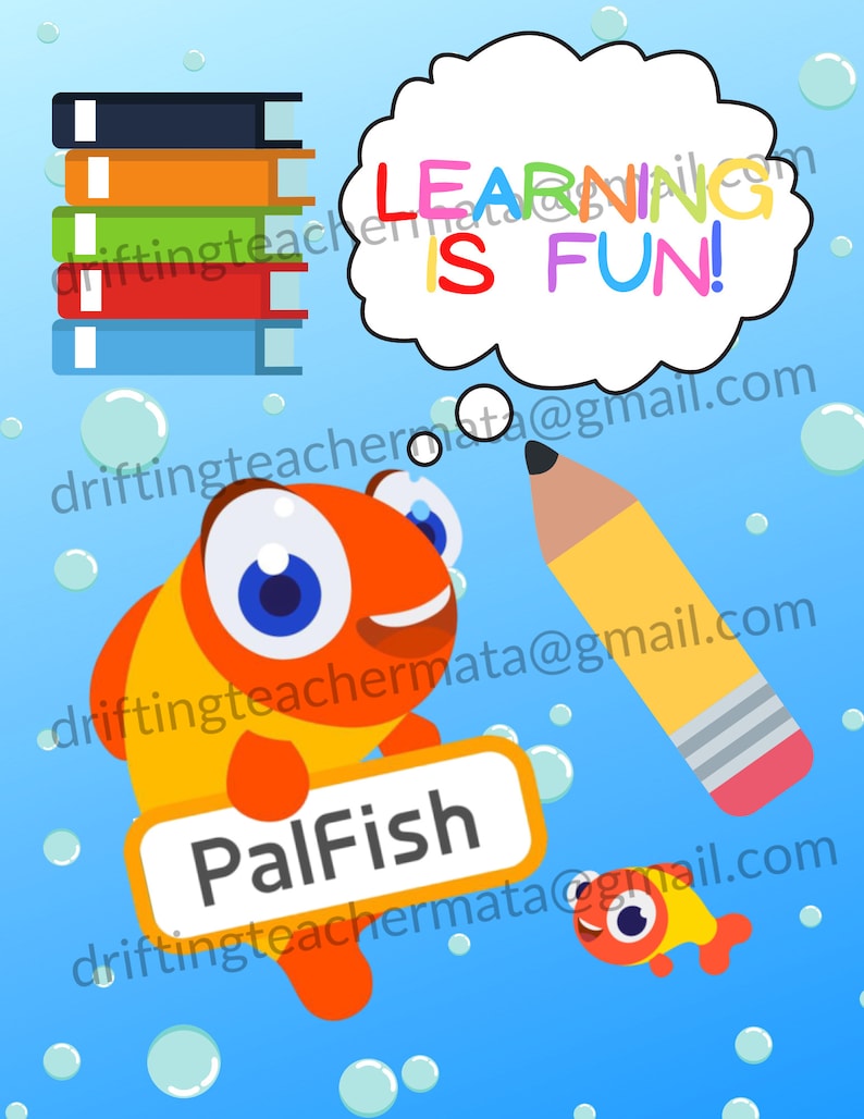 Palfish Customized Name Tag With Flag + FREE Bonus Poster - Etsy