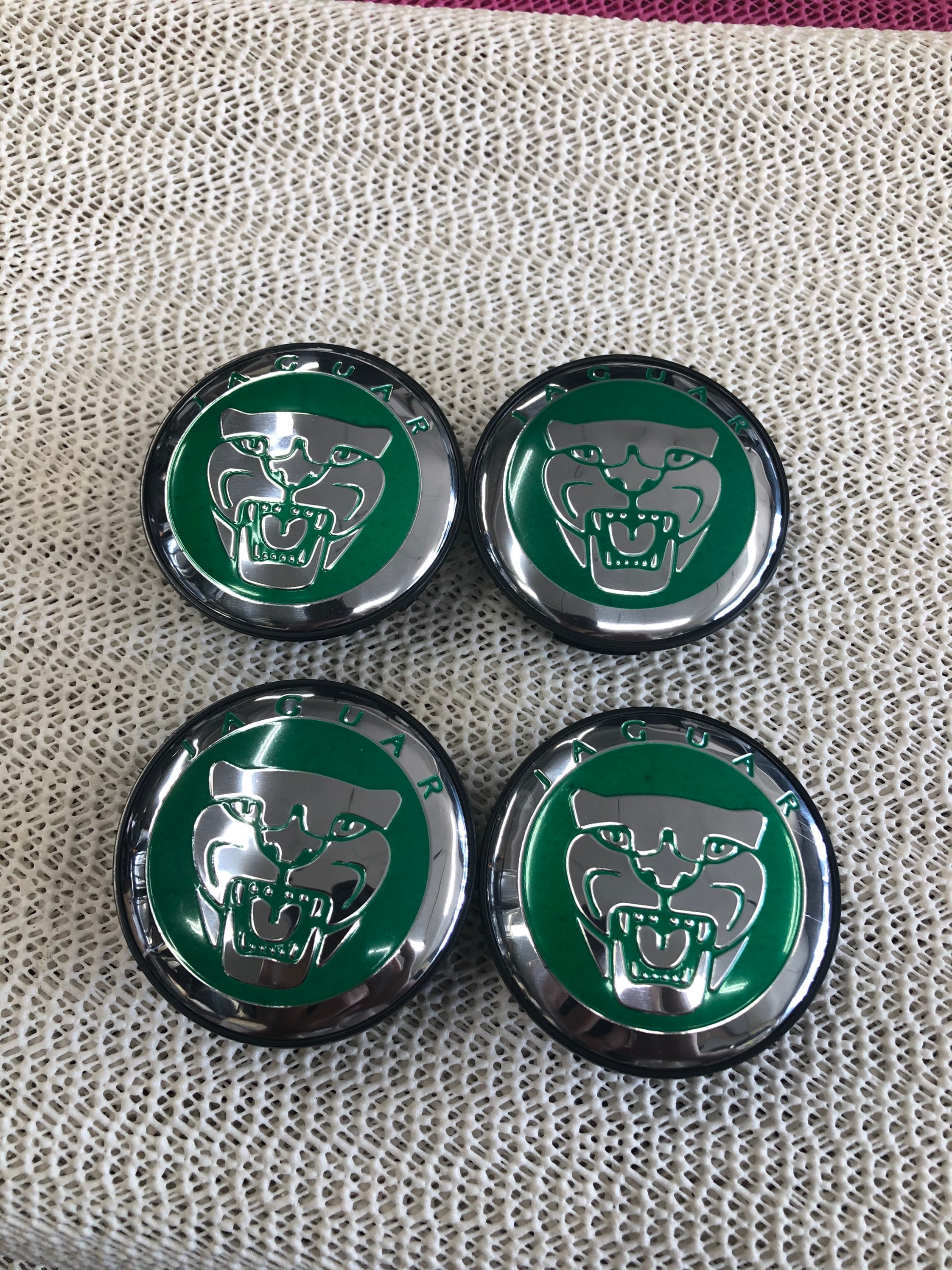 4 jaguar center cap new blue and white Etsy