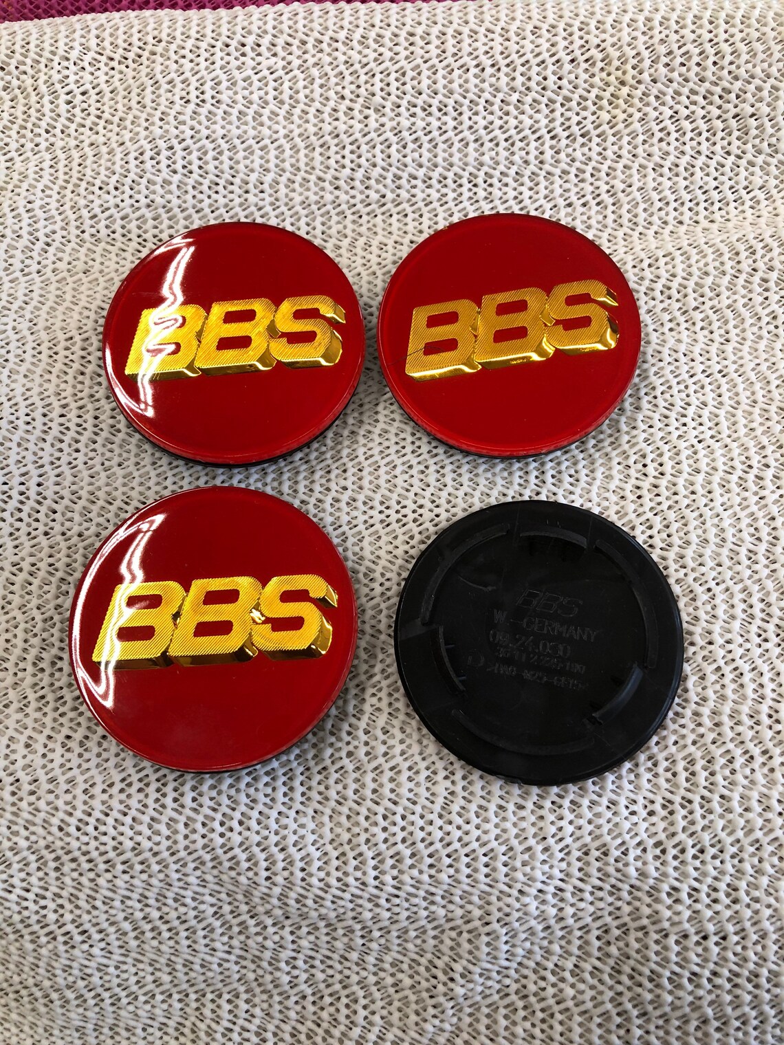 4 nouveaux 70 mm bbs cap central rouge couleur rouge nouveau Etsy