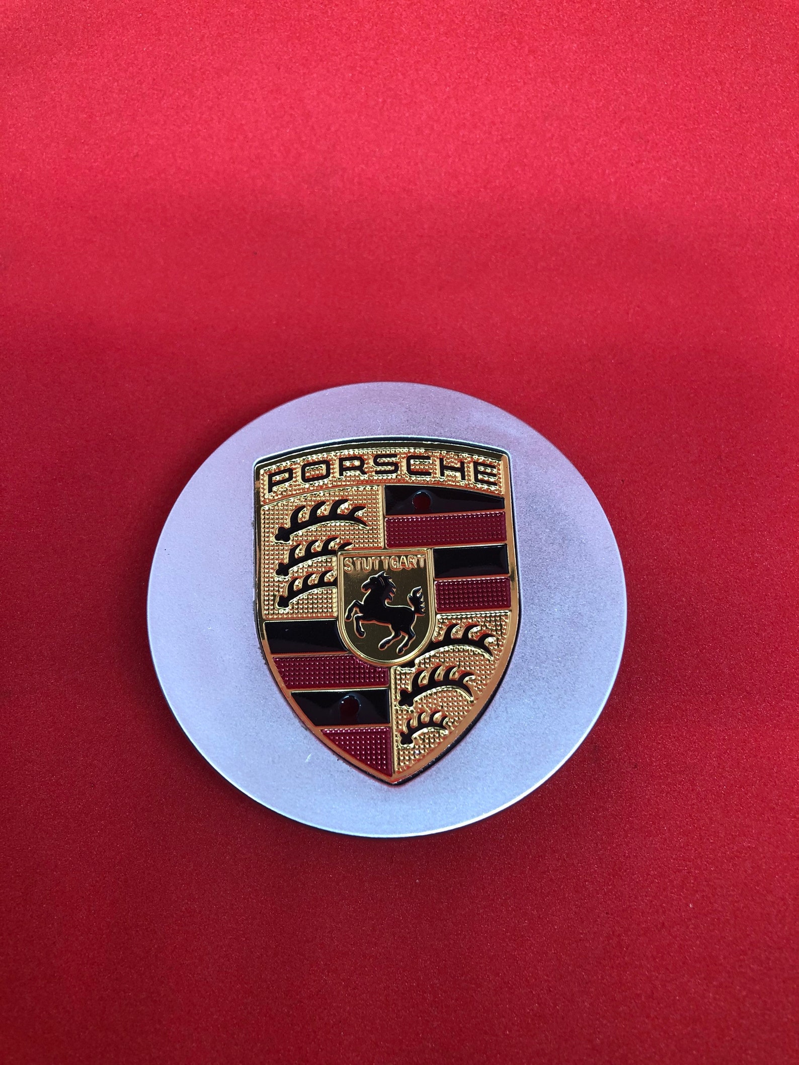 4 76mm center cap porsche silver color Etsy