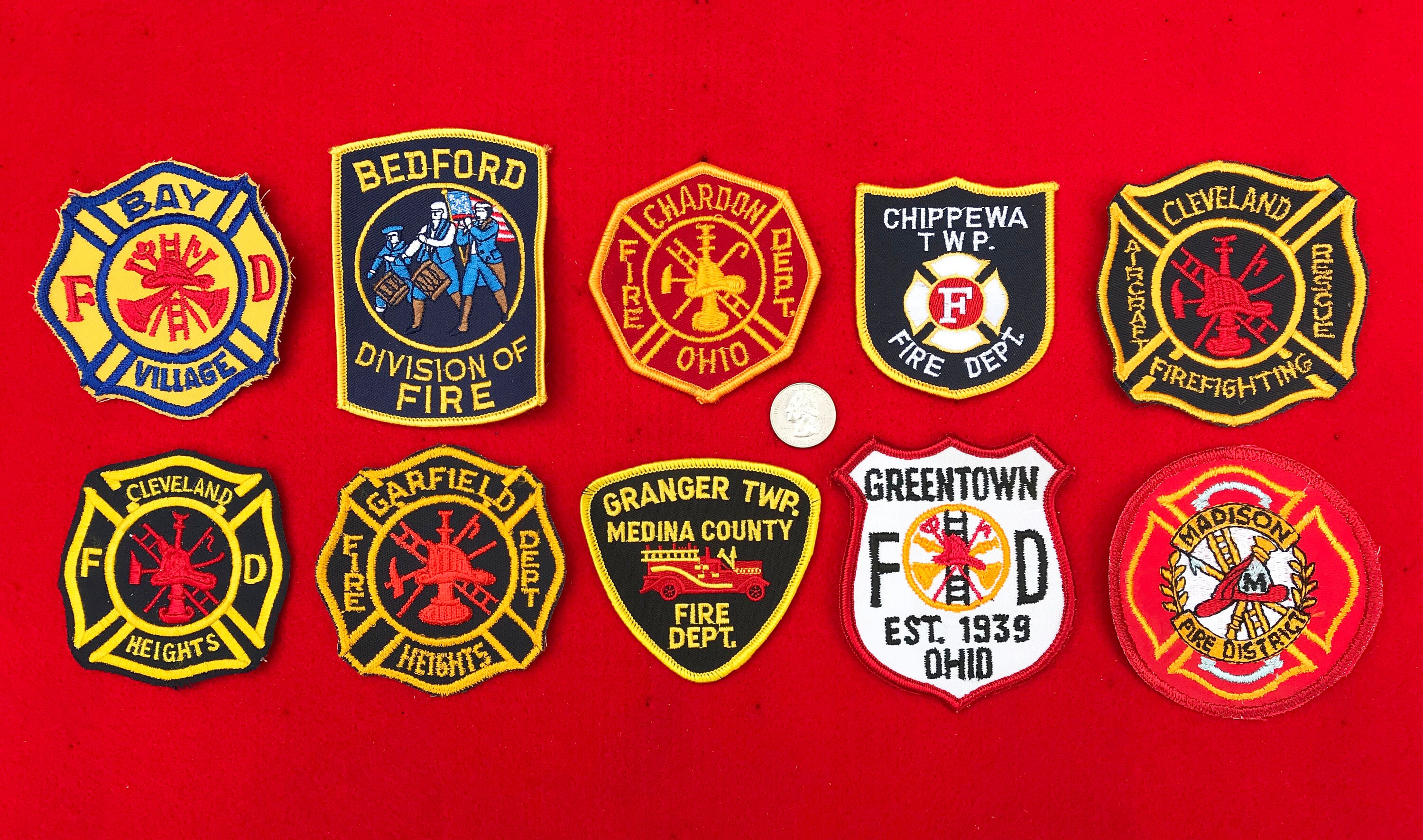 Lot of 20 Different Ohio FIRE Department EMT & PARAMEDIC Etsy