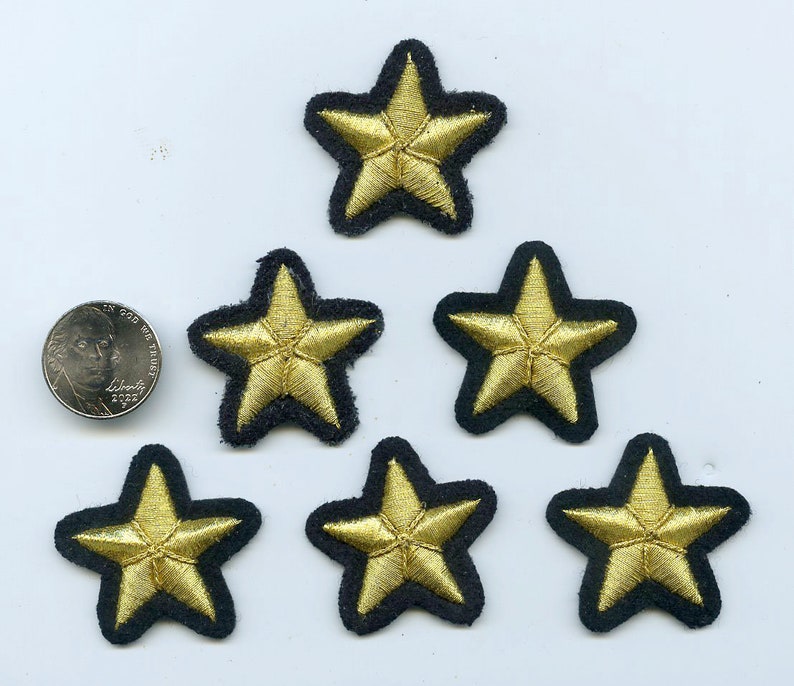 U.S. Civil War CONFEDERATE Officer Gold Bullion STAR Rank Insignia