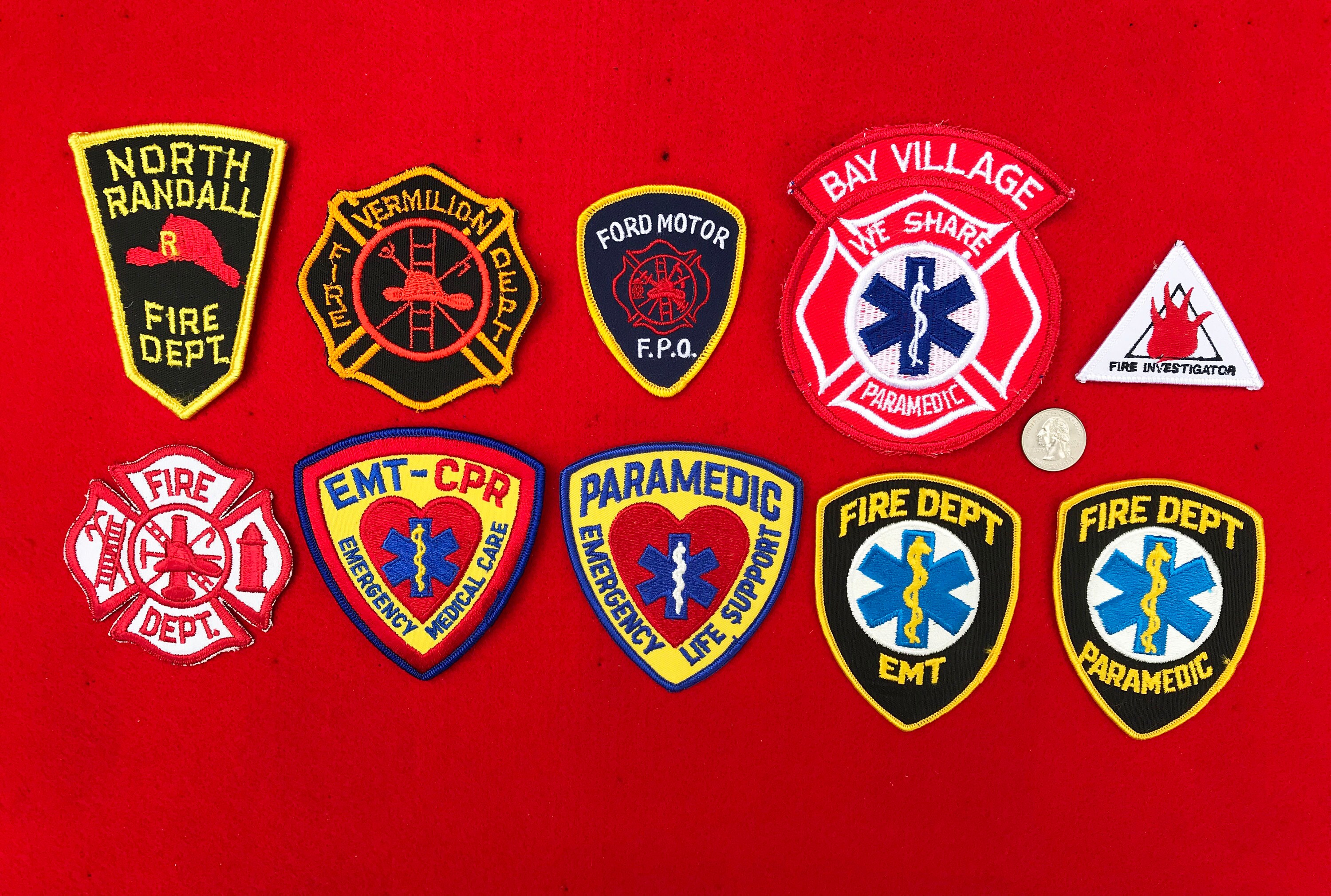 Lot of 20 Different Ohio FIRE Department EMT & PARAMEDIC Etsy