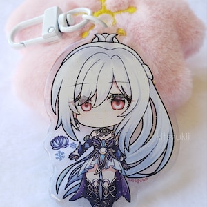honkai star rail acrylic charm jingliu HSR | acrylic keychain