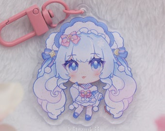 snow miku 2023 acrylic charms | anime acrylic keychain