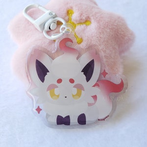 cute hisui zoru pkm acrylic charm | acrylic keychain