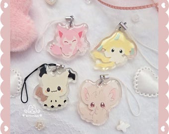 PKM Vol. 1 - Skitty Kitty, Jira, Mim-kyuu, Min-ccin Fickkompisar | Telefonberlock i akryl