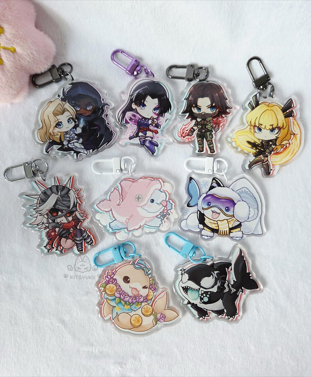Marvel Rivals Acrylic Charms | Gaming Keychain Accessory for Keys, Bags ...