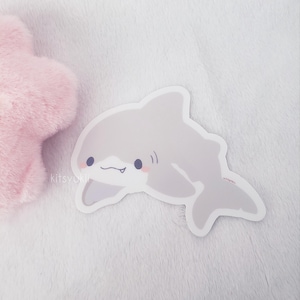 great white shark vinyl sticker | sticker