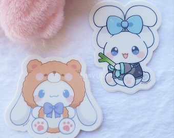 kawaii cinnaroll puppy vinyl stickers | sticker