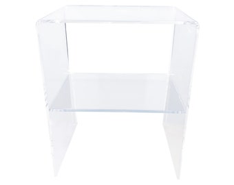 Acrylic Side Table Etsy