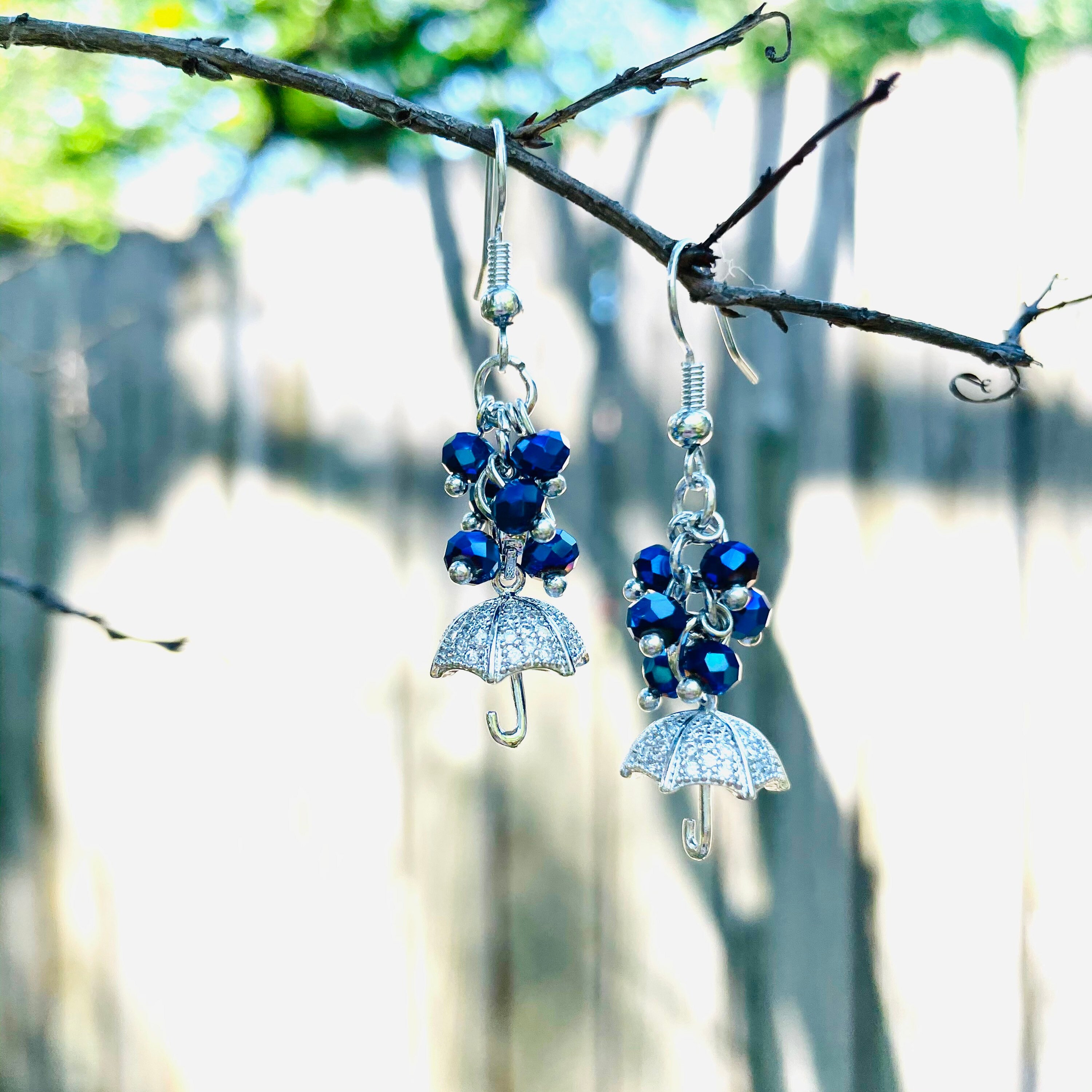 Umbrella earrings Etsy