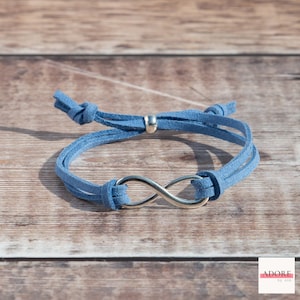 Unendlichkeit Bettelarmband - Farben (Kunstleder, Kunstleder, unendlich Schmuck, Kunstleder, Kunstleder)