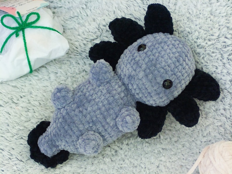Cute Axolotl Crochet Pattern Amigurumi Axolotl Etsy