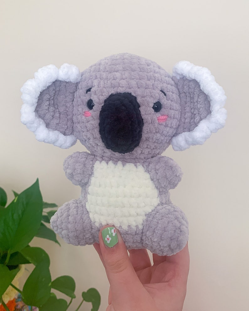 Koala, amigurumi, crochet pattern, Koala bear teddy, toy, Koala bear gifts, crocheted animal, australian animals, nursery decor safari PDF image 3