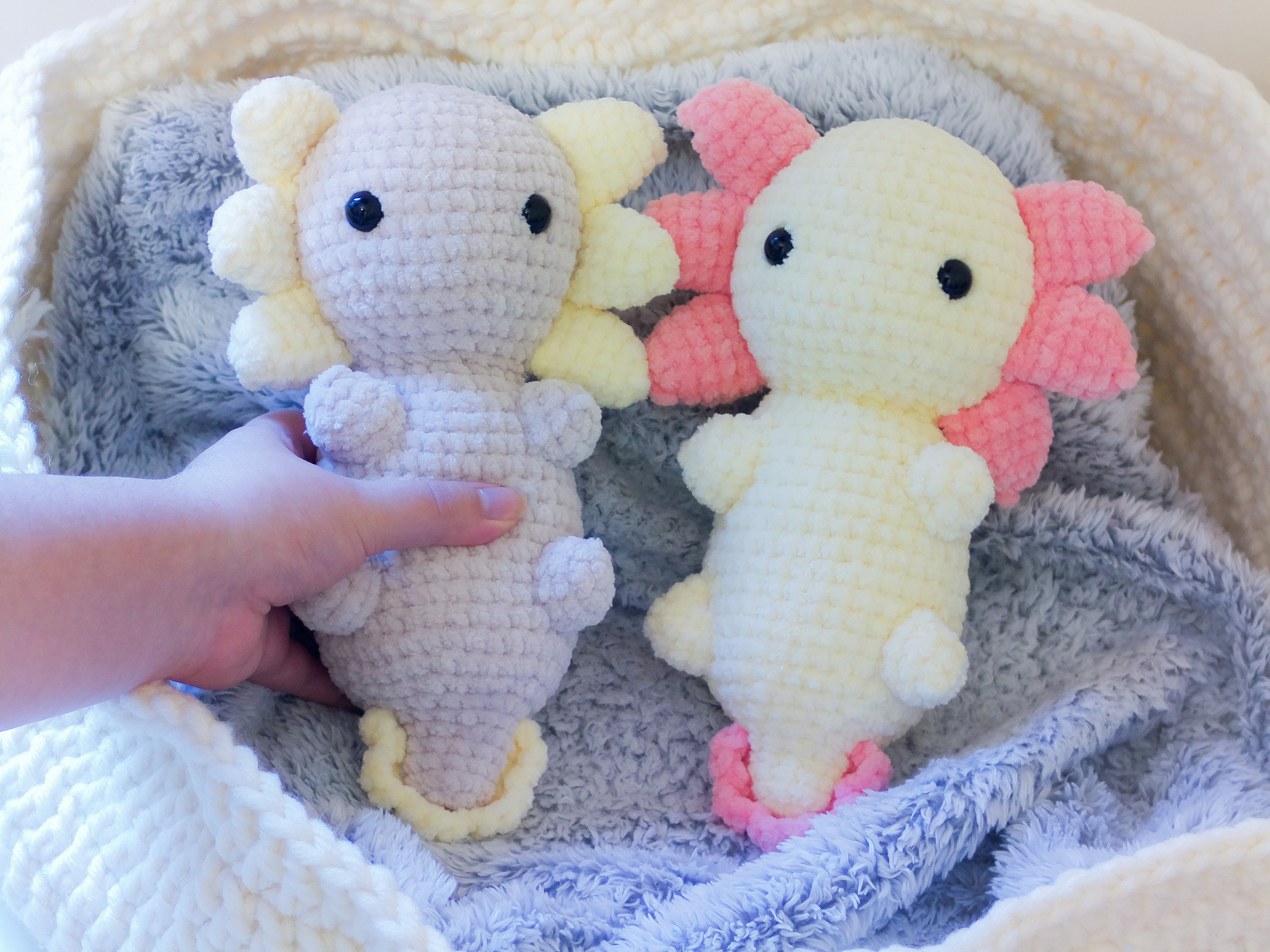Cute Axolotl Crochet Pattern Amigurumi Axolotl Etsy UK