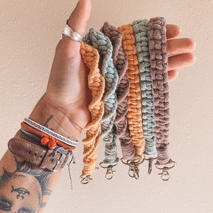 Macrame keychain | Wristlet | Macrame Wristlet