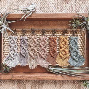 Macrame Keychain | Boho Keychain | Macrame Accessory