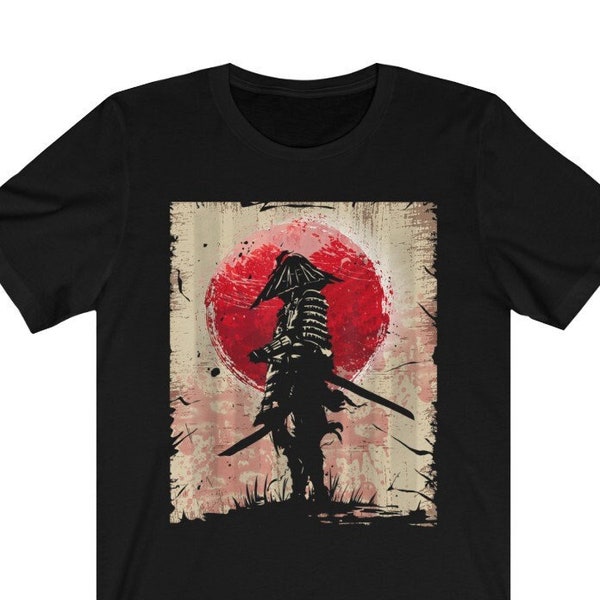 T-Shirt Samouraï - tshirt - Japonais - style japonais - tee - cadeau pour elle - cadeau pour lui - t-shirt samouraï - kawaii - vêtements