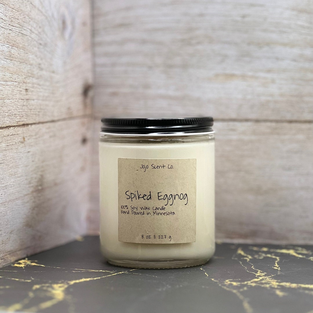 Spiked Eggnog Candle Etsy