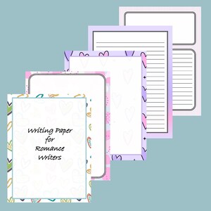Writing Paper for Romance Writers