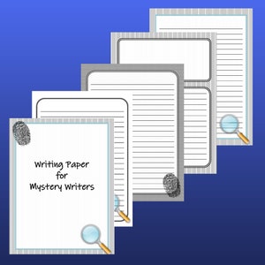 Writing Paper for Mystery Writers