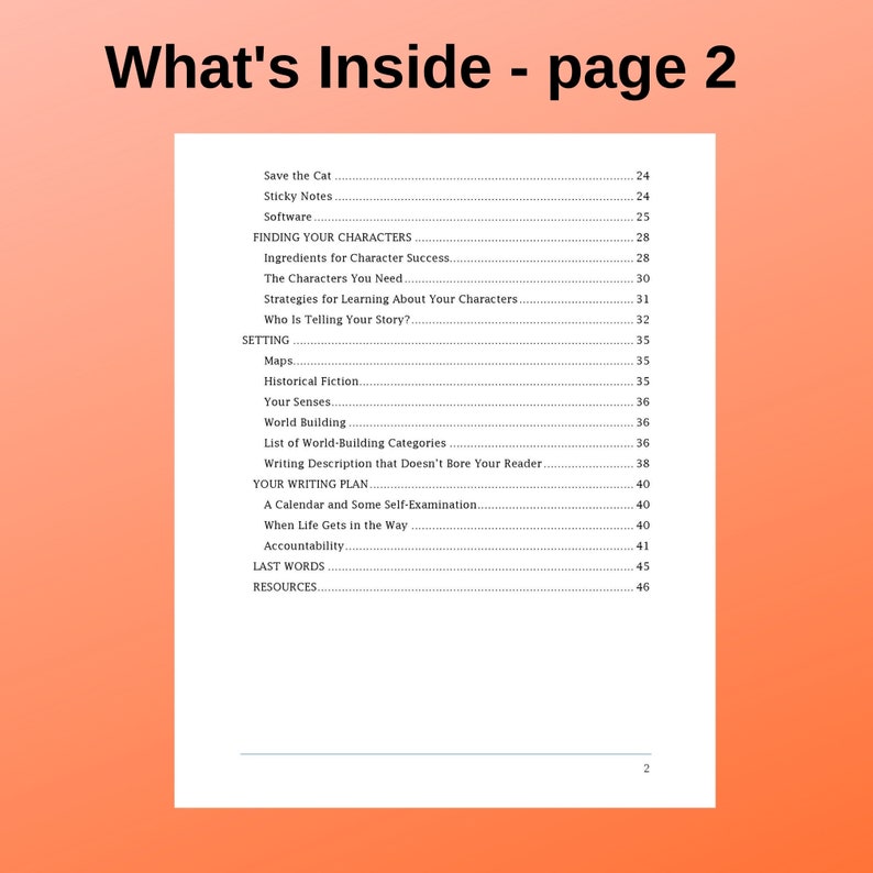 Writing Fiction Mini-Course: 40 pages of writing tips and templates for your first draft image 3
