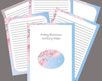 Pretty Blossoms Writing Paper