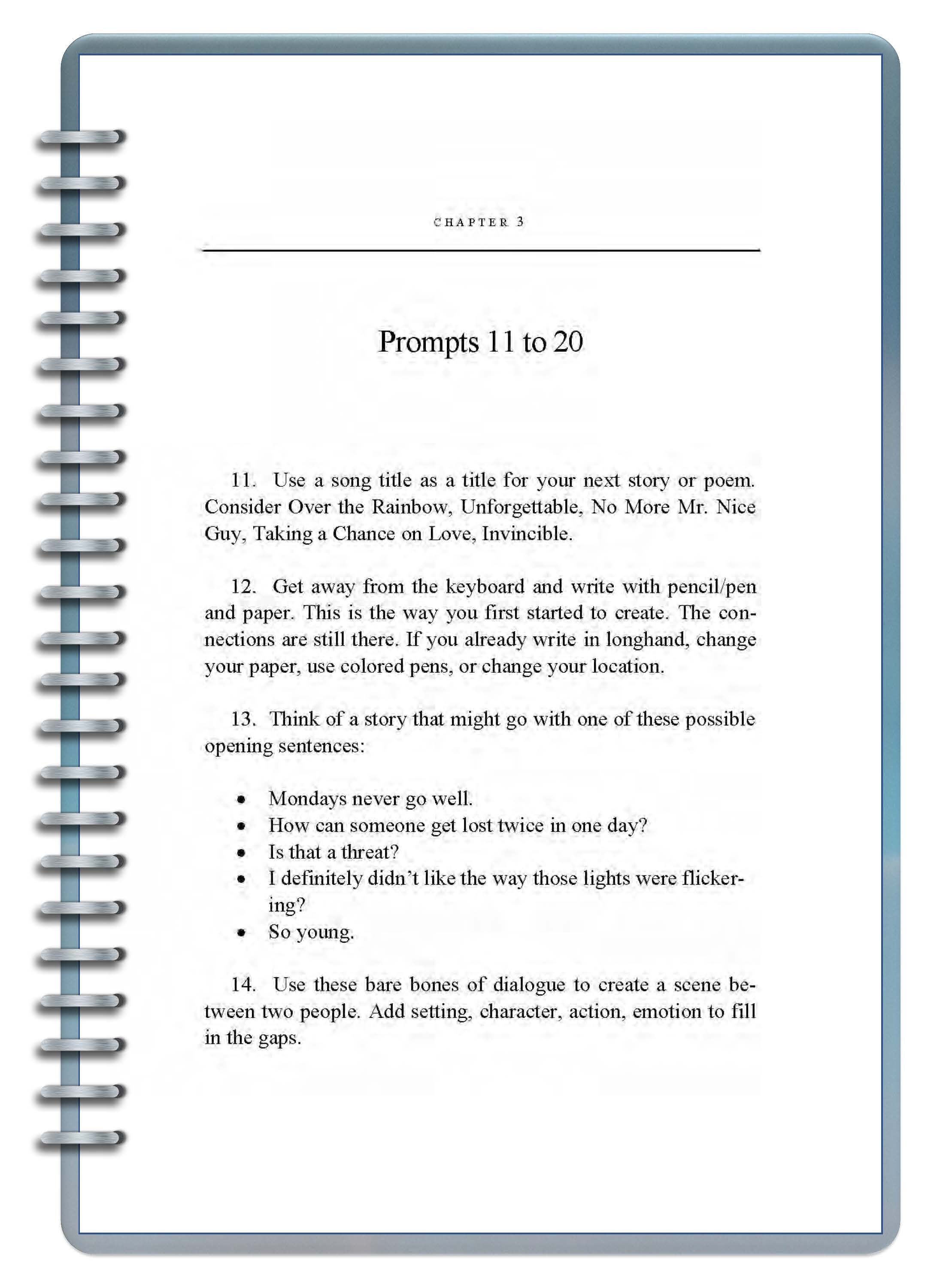 201 Writing Prompts and Notebook - Etsy