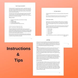 Writing Fiction Mini-Course: 40 pages of writing tips and templates for your first draft image 4