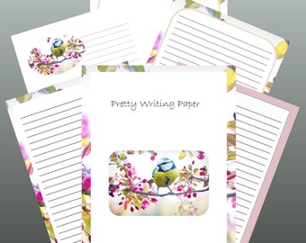 Pretty Bird Writing Paper