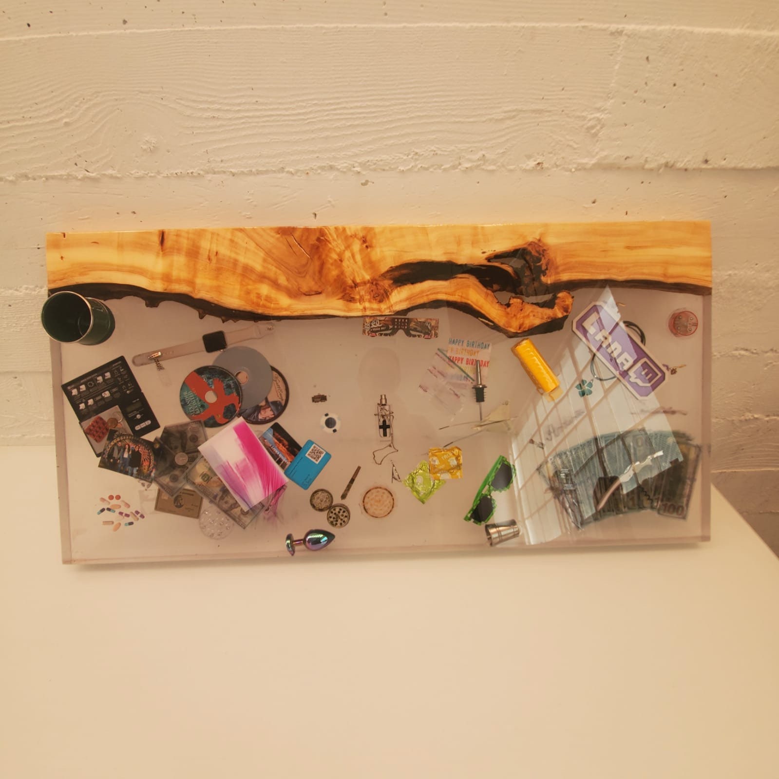 Waste epoxy table / epoxy resin party table / drugs and others Etsy