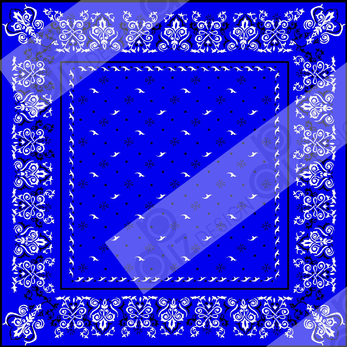 Digital Bandana Print Party Paper Craft Paper 3 Sizes Papers Cards ...