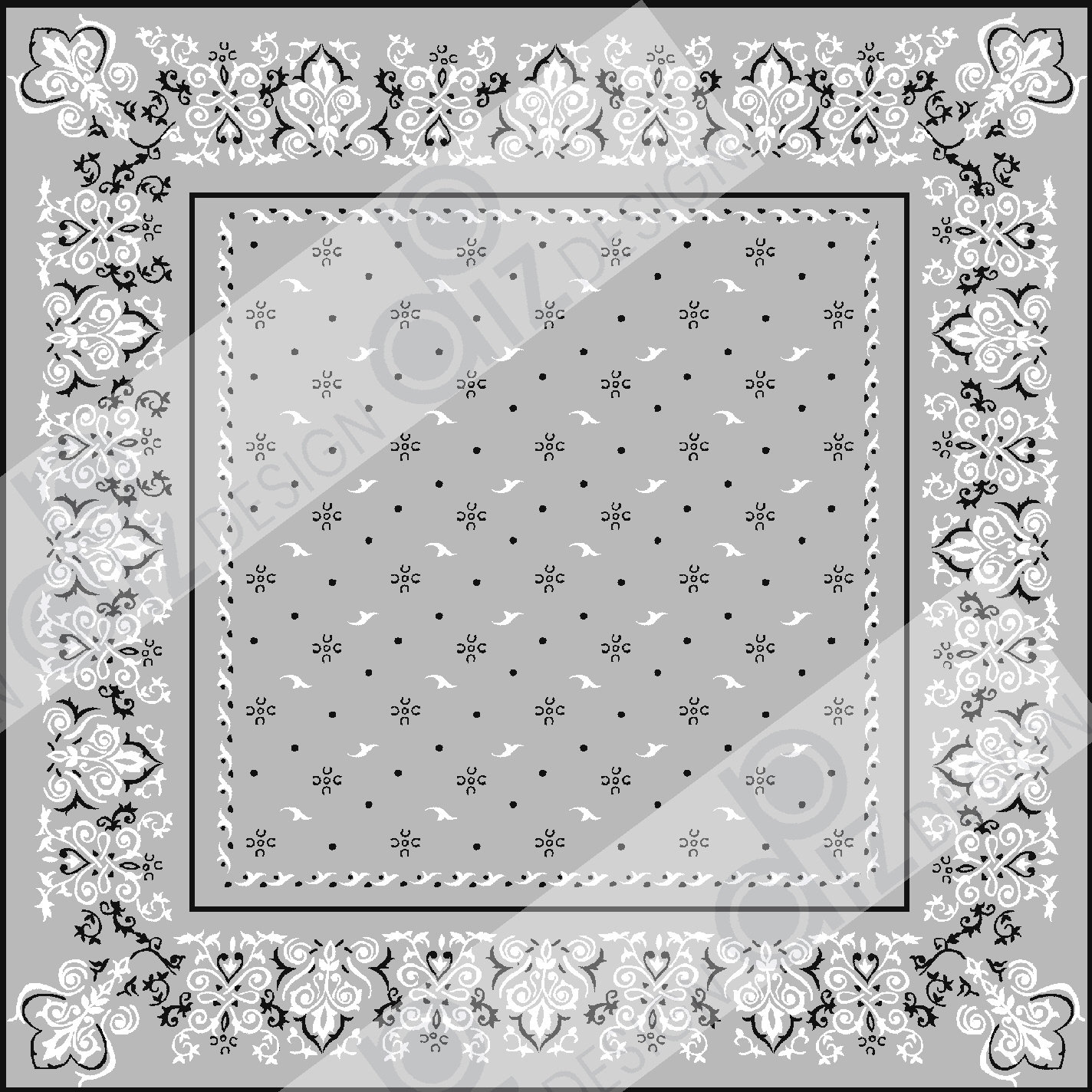 Digital Bandana Print Party Paper Craft Paper 3 Sizes Papers Cards ...