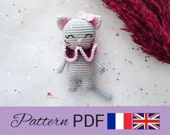 PDF crochet pattern Kitty the kitten Amigurumi