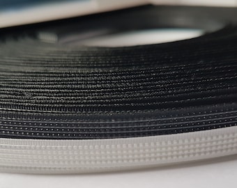 Top Quality Rigilene Polyester 8mm (1/4inch) Sew Through Boning - Available in Black or White! Free Delivery Options!
