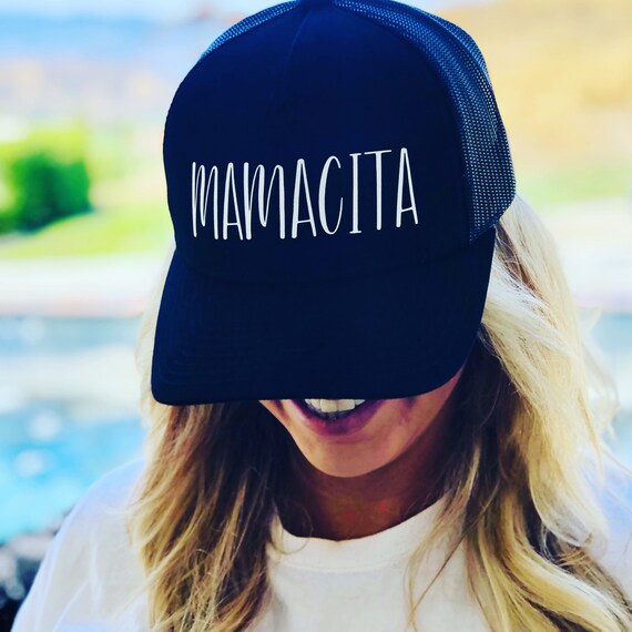Mamacita Trucker Hat Women S Trucker Hat Mom Trucker Etsy