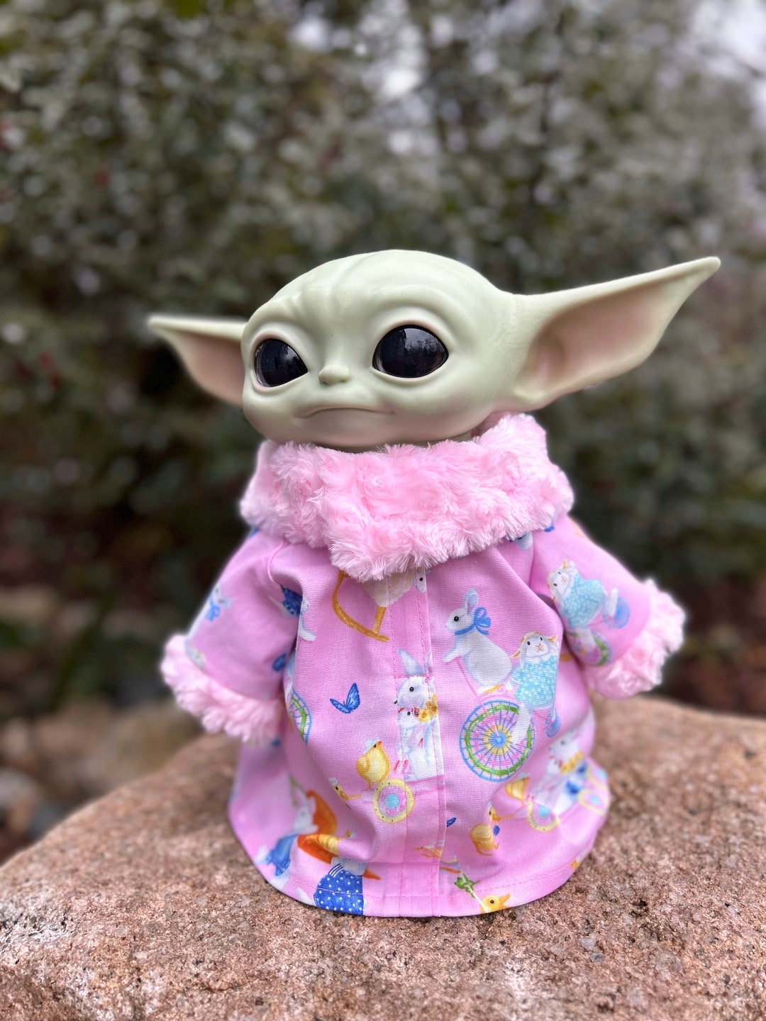Baby Yoda Pink Bunnies and Ducks Robe Etsy