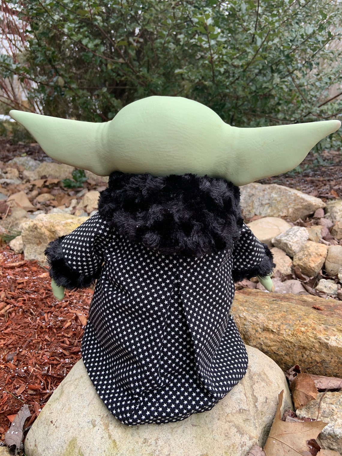 Baby Yoda Robe Black Starry Night Etsy Canada