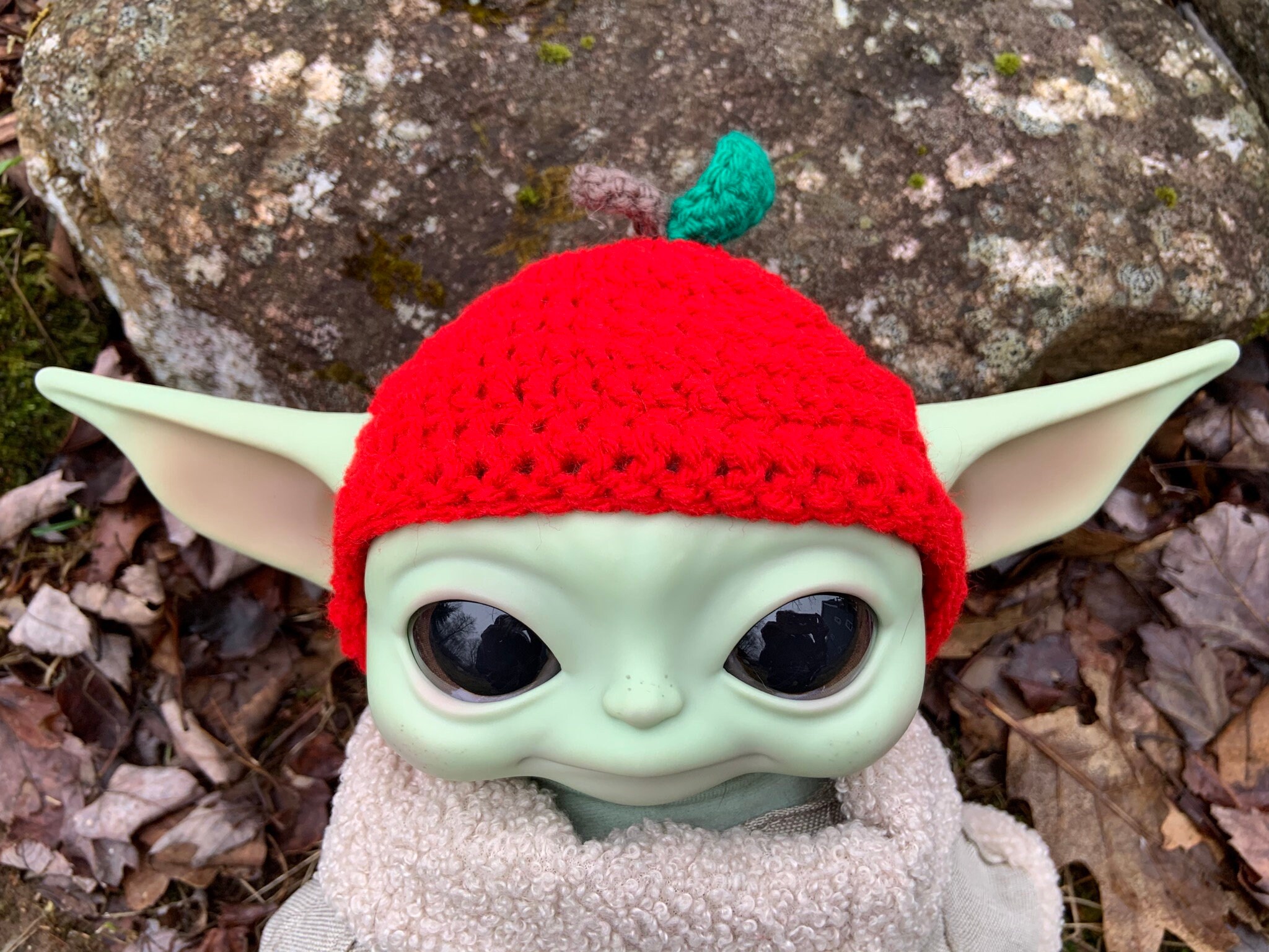 Baby Yoda Apple Head Toque Hat - Etsy 