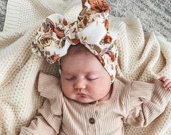 Fall Floral Bow Etsy