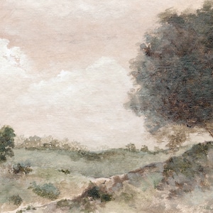 Texas Hill Country Art Print, Fine Art Print, Giclee Print, 5x7, 8x10, Wall Art Print, Gallery Wall, Landscape Painting, Neutral Art
