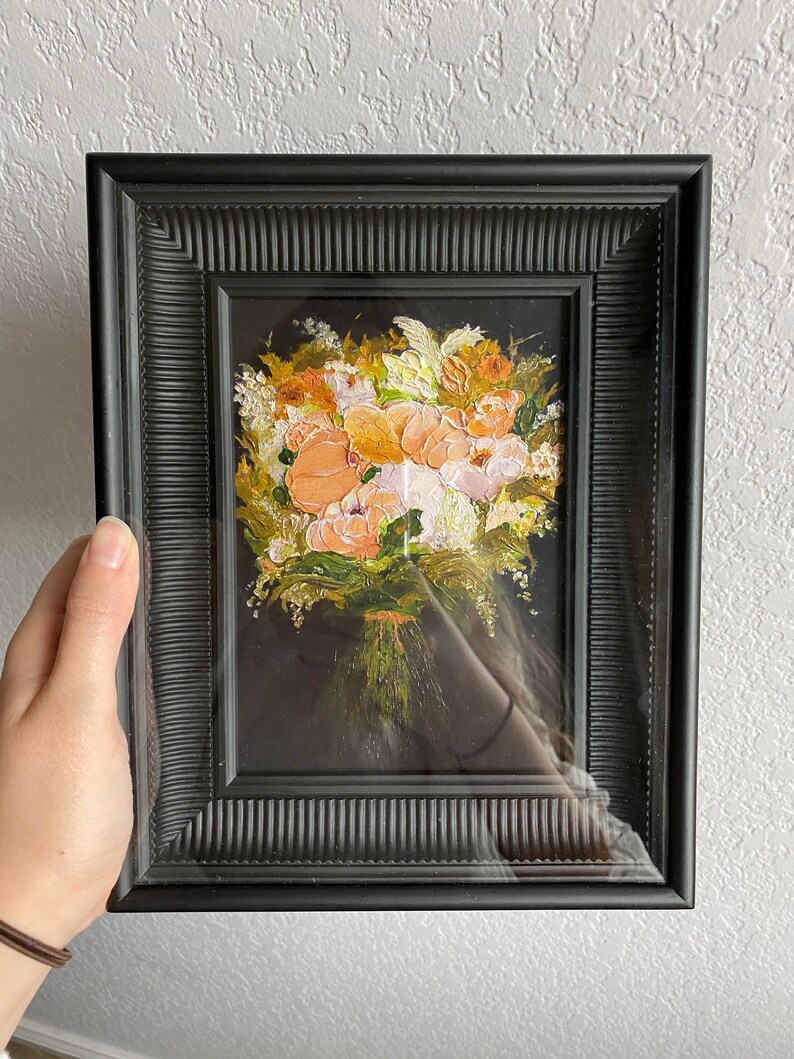 Moody Floral Art Print Flower Painting Wall Art Home Decor Etsy