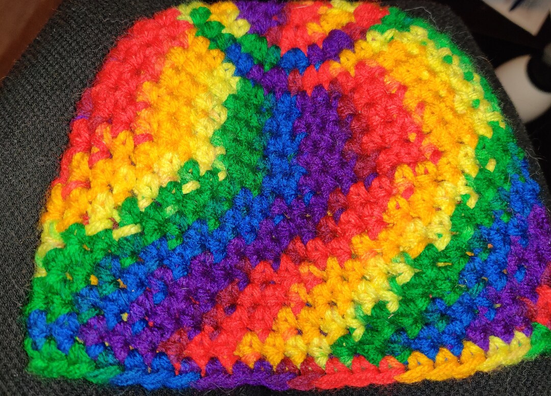 Rainbow Newborn Baby Hat Etsy