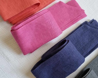 Elegant Linen Dress Belt: Handcrafted Waist Cincher for a Stylish Look | Obi Belt | Linen Waist Belt | Corset Belt | Linen Accessory