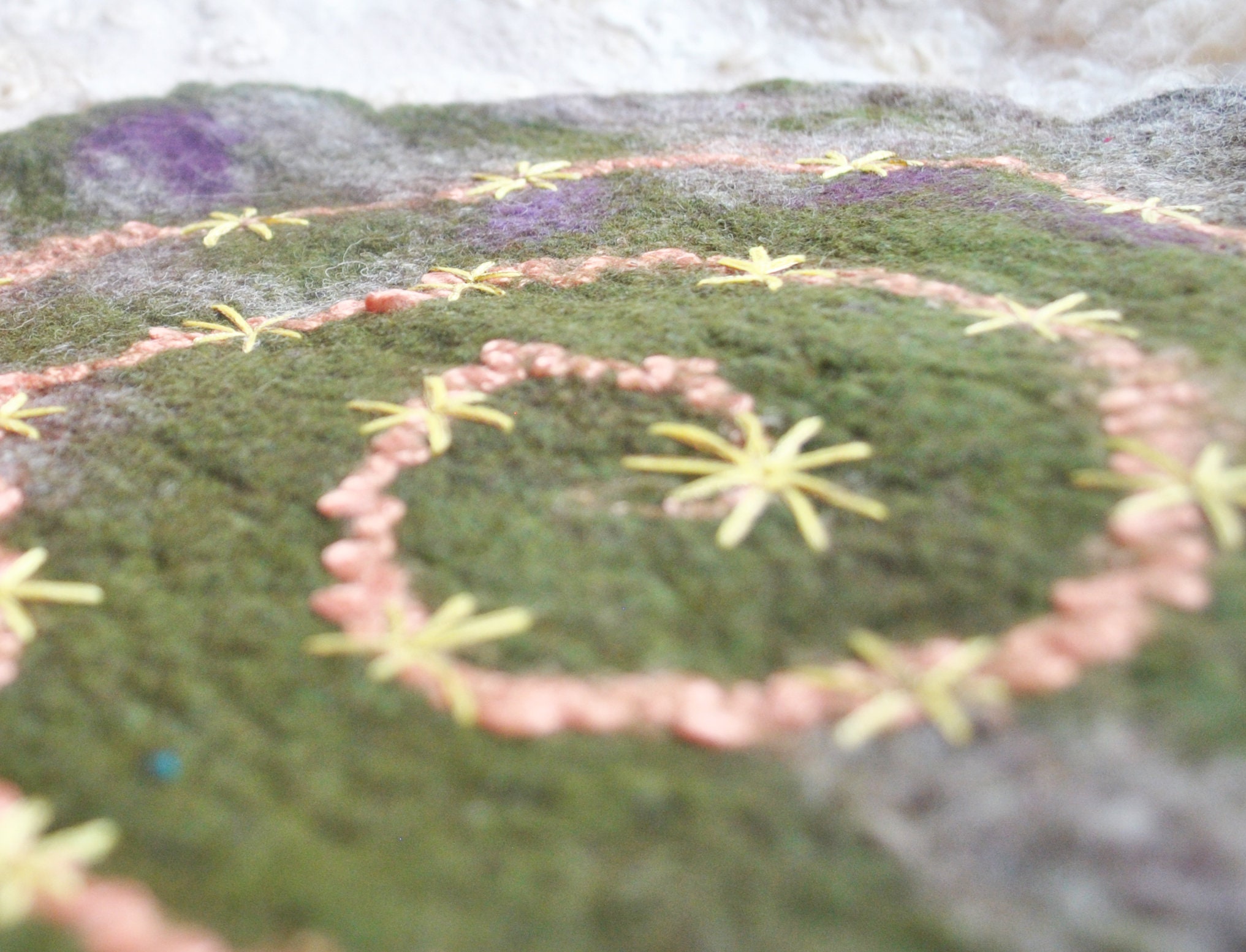Advent Spiral Calendar Waldorf Inspired Wool Felted Mat With Etsy